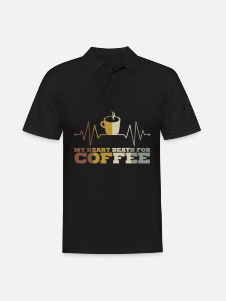 Coffee Drinkers Coffee Lovers - Men's Polo Shirt - black