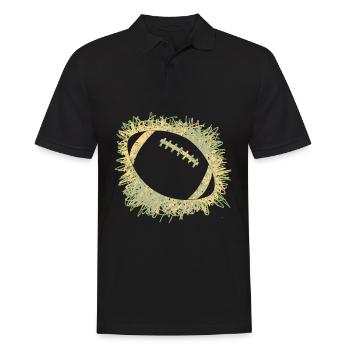 Rugby ballon Football Joueurs de rugby - Polo Homme - noir - Devant - Kai (181cm)