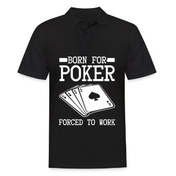 Poker Poker Player Cartes de poker - Polo Homme - noir - Devant - Kai (181cm)