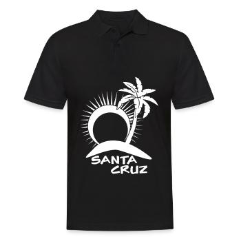 Surf à Santa Cruz - Polo Homme - noir - Devant - Kai (181cm)