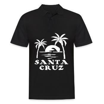Santa Cruz Californie - Polo Homme - noir - Devant - Kai (181cm)
