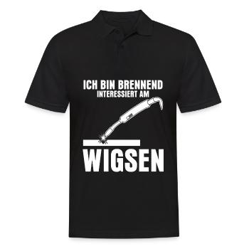 WIG Schweißen Schweißer Wigsen - Männer Poloshirt - Schwarz - Vorne - Kai (181cm)