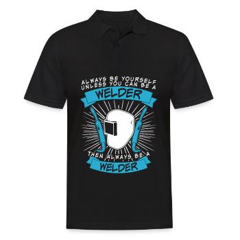Schweißen Schlosser Schweißer - Männer Poloshirt - Schwarz - Vorne - Kai (181cm)