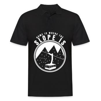 Snowboard Ski Montagnes Remontée mécanique - Polo Homme - noir - Devant - Kai (181cm)