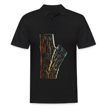 Lumberjacks Woodcutters Woodworkers Carpenters - Men's Polo Shirt - black - Front - Kai (181cm)