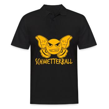 Tischtennis Schmetterball Schmetterling - Männer Poloshirt - Schwarz - Vorne - Kai (181cm)