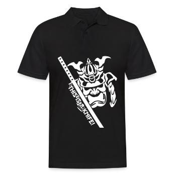 Ninja Sword Joke Samurai Sword Katana - Polo Homme - noir - Devant - Kai (181cm)