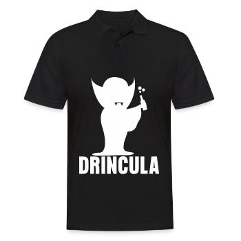 Boire de la bière Vampire Alcool Schnaps - Polo Homme - noir - Devant - Kai (181cm)