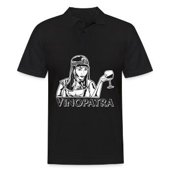 Wine Party Alcool Verre à vin - Polo Homme - noir - Devant - Kai (181cm)