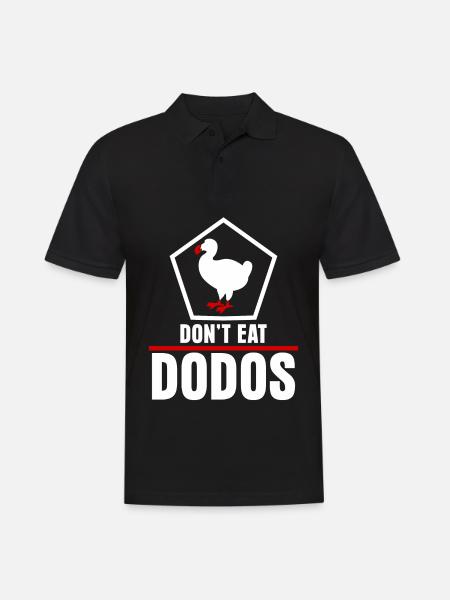 Dodo Vegan Veganer Dodos - Men's Polo Shirt - black