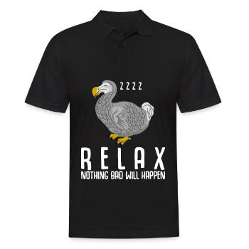 Dodo sleeps dodos - Men's Polo Shirt - black - Front - Kai (181cm)