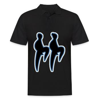 Boogie Woogie Retro Music Dancer Swing - Polo Homme - noir - Devant - Kai (181cm)