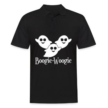 Boogie Woogie Spirit Ghost Swing - Men's Polo Shirt - black - Front - Kai (181cm)