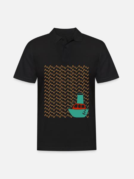 Synthétiseur Boot Synthétiseurs - Polo Homme - noir