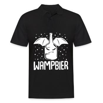 Fettes Vampir Bier - Männer Poloshirt - Schwarz - Vorne - Kai (181cm)