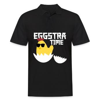 Chicken Eggshell Eggs Egg Chicken Egg - Men's Polo Shirt - black - Front - Kai (181cm)