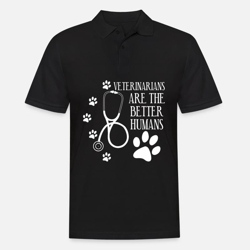 Veterinarian Veterinary Veterinary Practice - Men's Polo Shirt - black