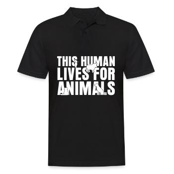 Veterinarian Veterinary Medicine - Men's Polo Shirt - black - Front - Kai (181cm)