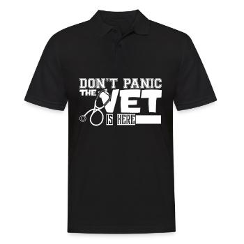 Vétérinaire Vétérinaire Vétérinaire - Polo Homme - noir - Devant - Kai (181cm)