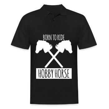 Hobbyhorse drôle Hobby Horse - Polo Homme - noir - Devant - Kai (181cm)