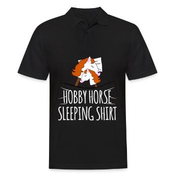 Hobby Cheval Dormir Hobby Horsing - Polo Homme - noir - Devant - Kai (181cm)