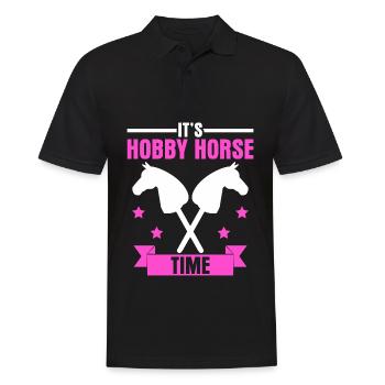Hobby Cavalier Hobby Horsing - Polo Homme - noir - Devant - Kai (181cm)