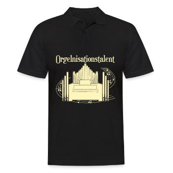 Orgel Orgelspieler Organisten Organist - Männer Poloshirt - Schwarz - Vorne - Kai (181cm)