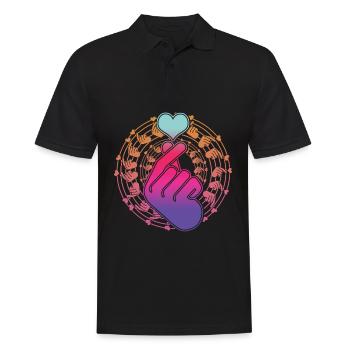 Kpop K-Pop Musique populaire coréenne - Polo Homme - noir - Devant - Kai (181cm)