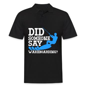 Wakeboard Wakeboarder Wakeboarding - Polo Homme - noir - Devant - Kai (181cm)