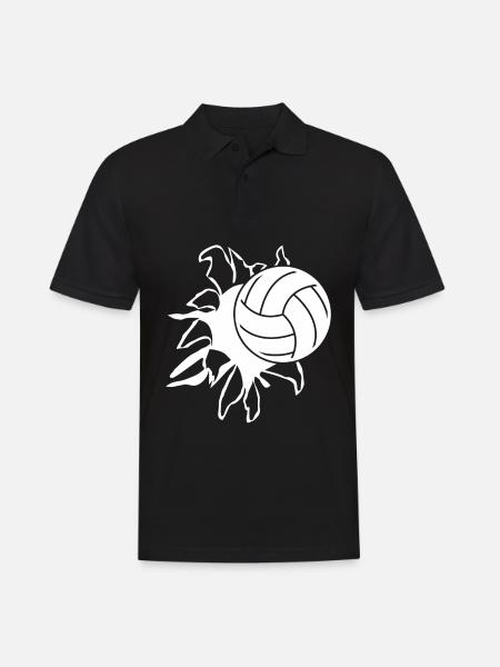 Beach Volleyball Volleyball Player - Men's Polo Shirt - black