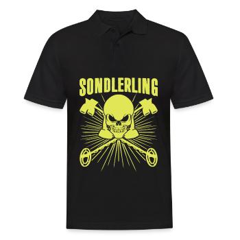 Sondes Détecteur de Métaux Sondlerling - Polo Homme - noir - Devant - Kai (181cm)