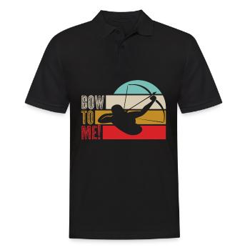 3D Archery Archer Archery - Men's Polo Shirt - black - Front - Kai (181cm)