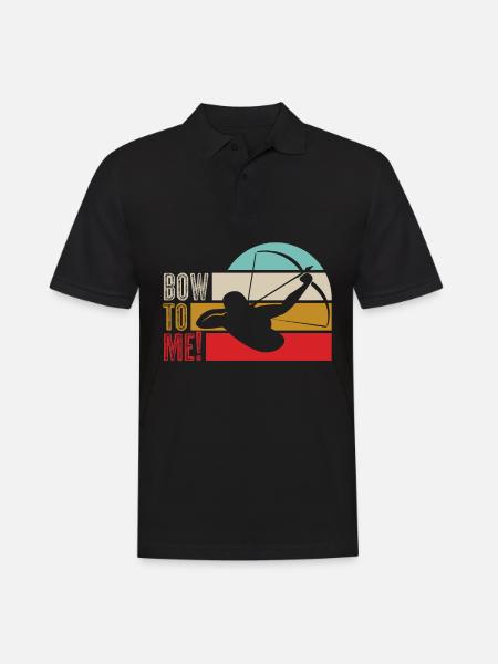 3D Archery Archer Archery - Men's Polo Shirt - black