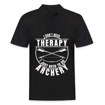 Tir à l’arc 3D Tir à l’arc Longbow - Polo Homme - noir - Devant - Kai (181cm)
