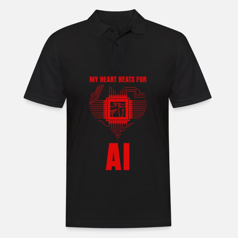 Artifical Intelligence Admin Programmer - Men's Polo Shirt - black