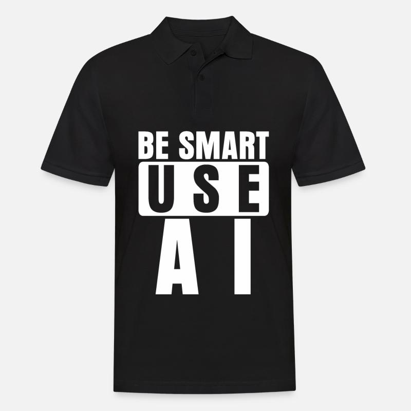 Administrateur de blague sur l’intelligence artificielle - Polo Homme - noir