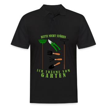 Galabauer Garten Gärtner Galabau - Männer Poloshirt - Schwarz - Vorne - Kai (181cm)