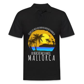 Majorque Party Holidays Palma - Polo Homme - noir - Devant - Kai (181cm)