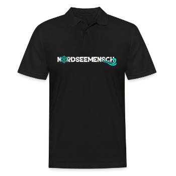 Nordsee Nordseemensch Küste Nordseeküste - Männer Poloshirt - Schwarz - Vorne - Kai (181cm)