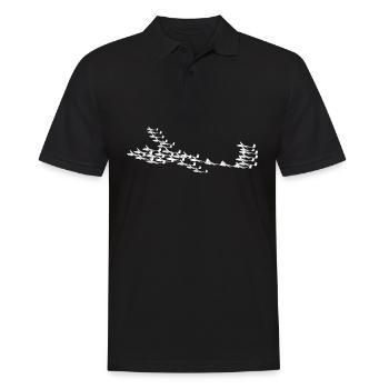 Planeur Avions Planeur - Polo Homme - noir - Devant - Kai (181cm)