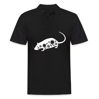 Rat, Rats, Mouse, Mice - Men's Polo Shirt - black - Front - Kai (181cm)