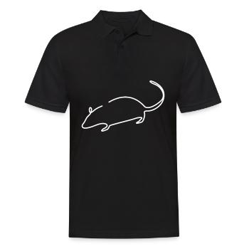 Rat, Mouse, Rats - Men's Polo Shirt - black - Front - Kai (181cm)