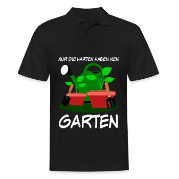 Garten Spruch Galabau Galabauer Gärtner - Männer Poloshirt - Schwarz - Vorne - Kai (181cm)