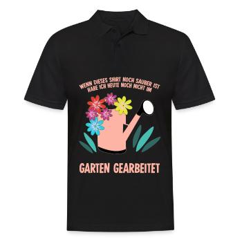 Garten Galabau Gärtner Galabauer - Männer Poloshirt - Schwarz - Vorne - Kai (181cm)