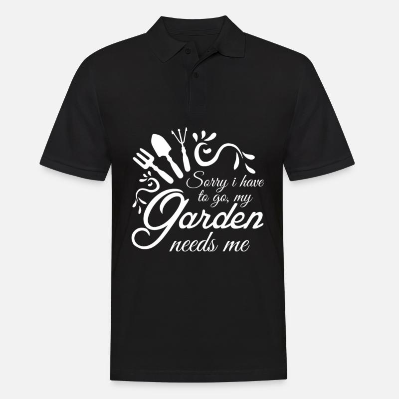 Garten Gärtner Galabauer Gartenbau - Männer Poloshirt - Schwarz