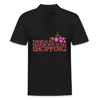 Shopping Hangers Shopping - Men's Polo Shirt - black - Front - Kai (181cm)