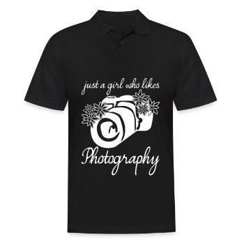 Photographer Camera Photos Photographer - Men's Polo Shirt - black - Front - Kai (181cm)