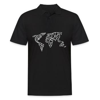 Cartes du monde World Tour Carte du monde - Polo Homme - noir - Devant - Kai (181cm)