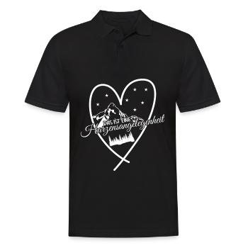 Harz Wandern Wanderung Harzer Brocken - Männer Poloshirt - Schwarz - Vorne - Kai (181cm)