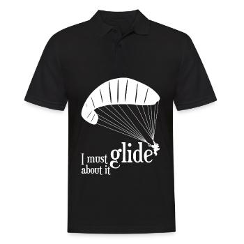 Parapente Gleitschirmfliegen - Polo Homme - noir - Devant - Kai (181cm)